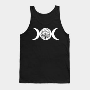 Triple Moon with Tree of Life Tank Top